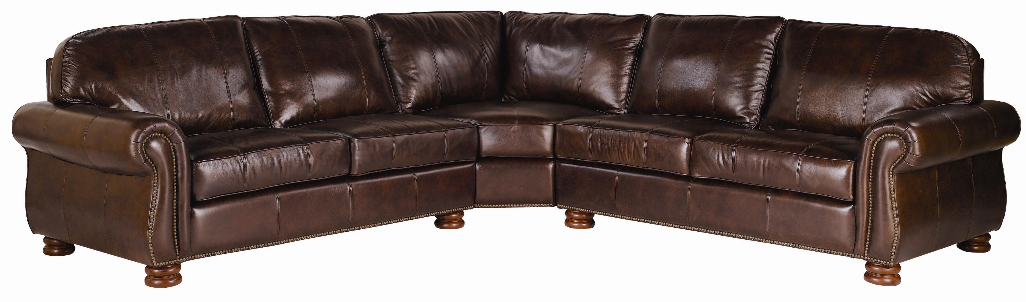 Leather Choices Benjamin Leather Select 3 Piece Sectional by